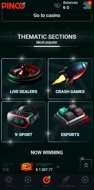 Pinco online casino